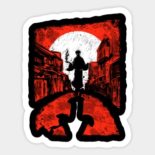 Demon On The Street - Cursed Japanese Demon Sticker